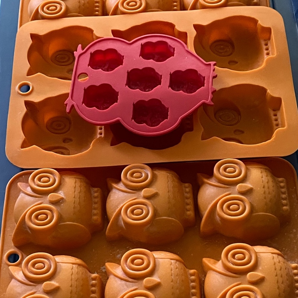 Owl Silicone Mold Set Soap & Candle making
